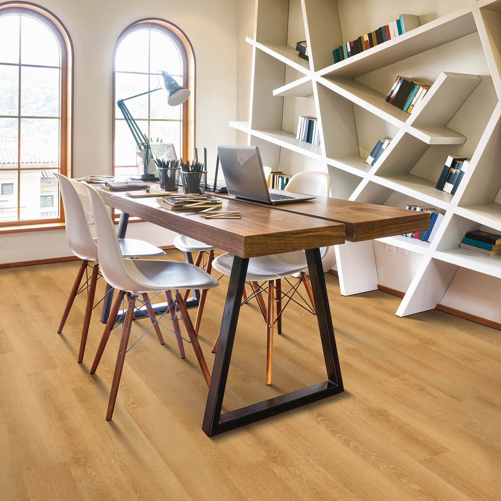 Vinyl flooring for study room | Bodamer Brothers Flooring